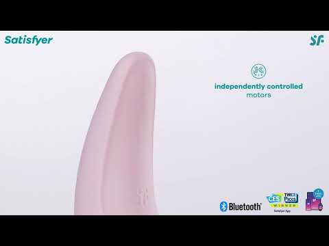 Satisfyer Curvy 2+ Pink Klitoris Stimülatörü ve App Kontrol Titreşimli Vibratör