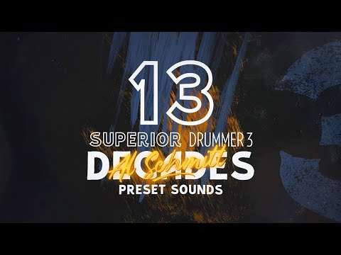 Toontrack Al Schmitt Decades SDX: first impression 13 preset sounds of Superior Drummer 3