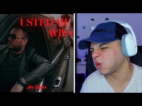(REACCIÓN) usted me avisa - Arte Elegante EL VERSATIL (Video Oficial)