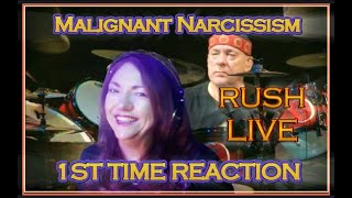Rush&#39;s Malignant Narcissism - LIVE - 1ST TIME REACTION #rush #rushlive #rushreaction