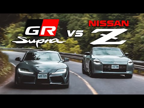 Toyota Supra vs Nissan Z // Ultimate RWD Sports Car Head to Head Battle
