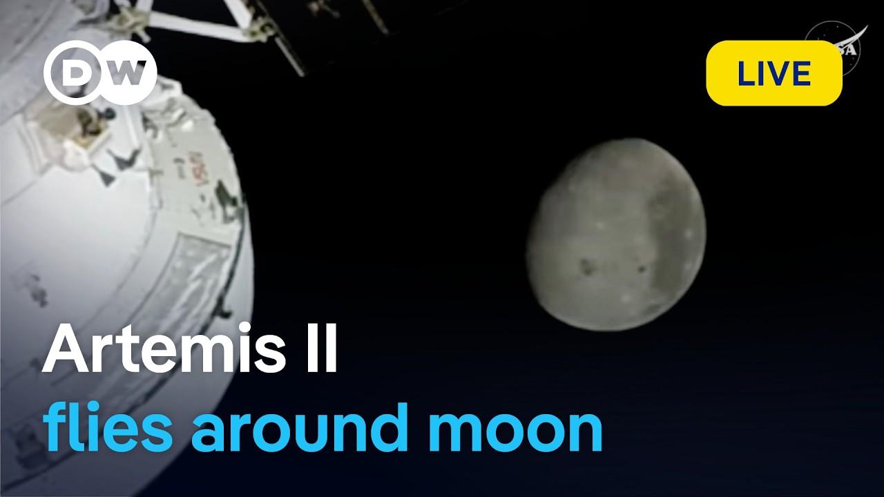 Live: NASA's Artemis II flies around the moon | DW News