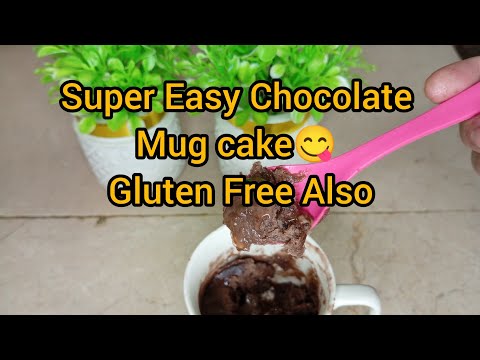 1 Minute chocolate 🍫 Mug Cake Recipe | Super Soft & Easy | Gluten Free & Normal Both 