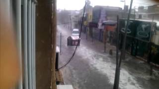 preview picture of video 'Lluvia torrencial afecta la ciudad de San Luis (Argentina)'