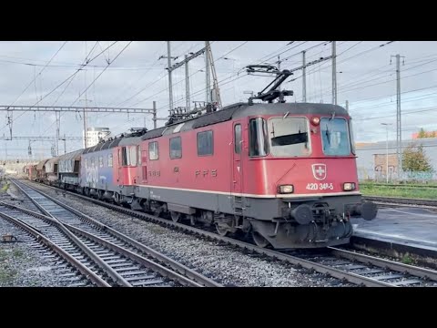 🇨🇭Zugverkehr/Trains at Pratteln 15.11.23
