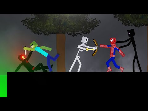 Insane Battle: Spider-Man, Batman, and Minecraft vs Acid Sea