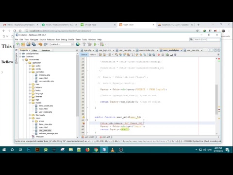 Beginner Html Css Bootstrap Php Codeigniter Framework Mvc