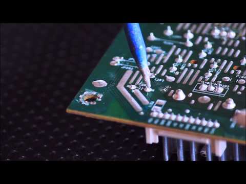 LG Flatron L227WTG Repair Part 06 - Capacitors Removing