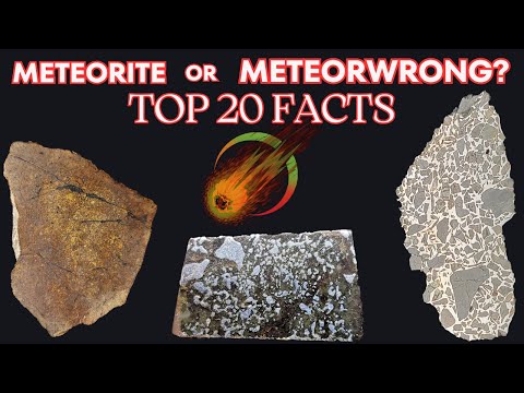 Top 20 Facts ☄️ Meteorite Identification ID & MeteorWRONGs (Did I find a meteorite?)