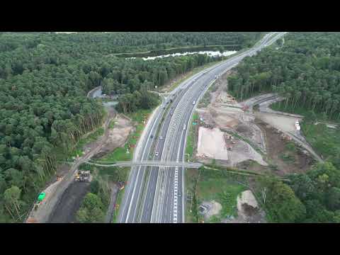DJI 3 Pro video of A3 : M25 J10 works Aug 23