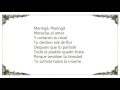 Celia Cruz - Maringa Lyrics