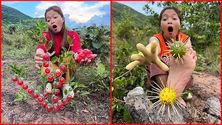 Survival Skills: SMART idea and USEFUL with single mom in forest #bushcraft #camping #outdoors #idea