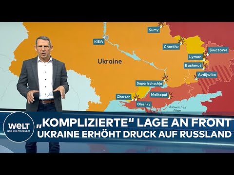 PUTINS KRIEG: Heftige Gefechte gegen Russland an allen Fronten - Ukraine nennt Details der Offensive