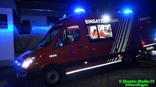 preview picture of video '[E] ++ VOLLBRAND EINER PERGOLA NAHE WOHNHAUS ++ Feuerwehr Leinfelden-Echterdingen im Einsatz'