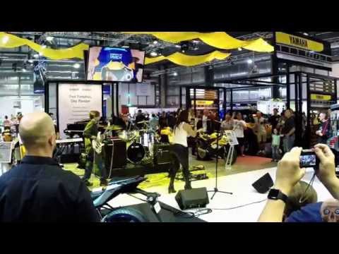 Mindi Jackson Daft Punk cover of 'Get Lucky' at Sydney Motorcycle Show