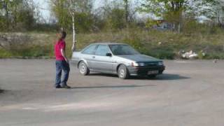 preview picture of video 'AE86 drift, Malejyetti, before BT swap (FERAT)'