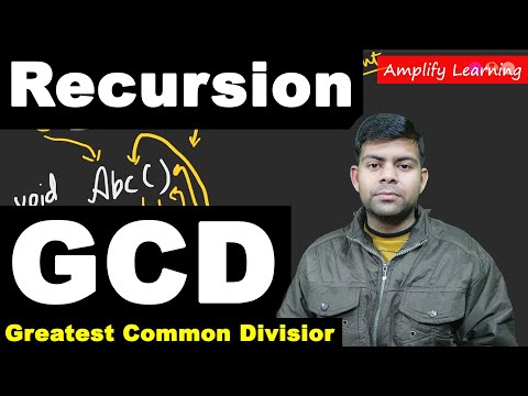 Gcd Program Using Recursive Technique Computer Science Sem 2 Java Program Class 12th