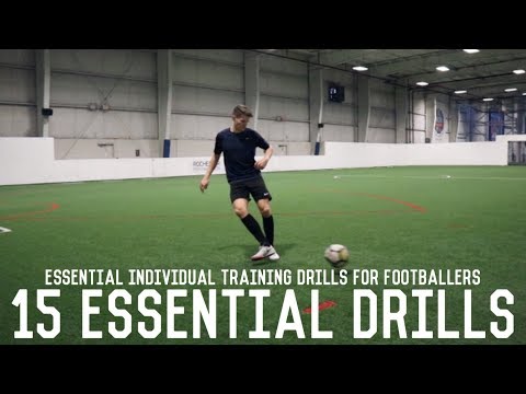 15 Übungen, die jeder Fußballer beherrschen sollte | Wichtige individuelle Trainingsübungen
