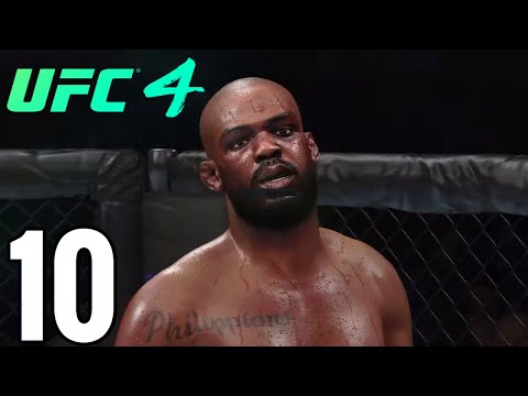 UFC 4 Middleweight Career Mode Walkthrough Part 10 - 5 ROUND BATTLE AGAINST JON JONES!