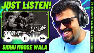 Just Listen Reaction | Sidhu Moose Wala  Reaction | Sunny Malton and BYG BYRD | AFAIK