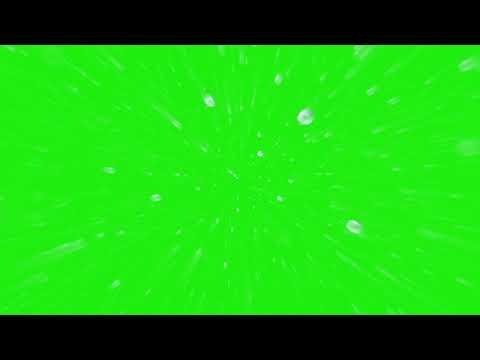 Rain drops greenscreen top view effect