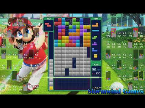 Tetris 99 - Mario Golf Super Rush Event  (Part 2)