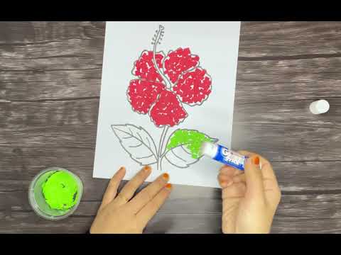 Aktiviti Kolaj Bunga Raya