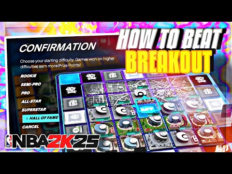How to BEAT BREAKOUT EASILY on ANY DIFFICULTY in NBA 2k25 MYTEAM!