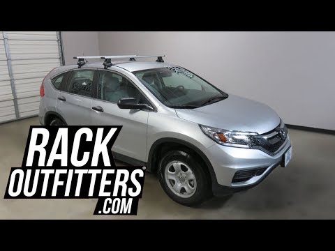 2012 to 2016 Honda CRV with Thule Rapid Traverse AeroBlade Roof Rack Crossbars
