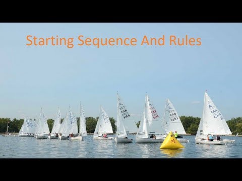 Part of a video titled Sailing Explained: Starting Sequence and Rules - YouTube