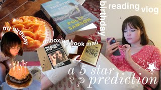 5 star prediction birthday reading vlog + book unboxings