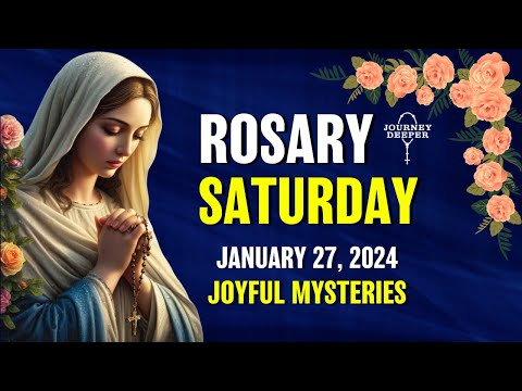 Saturday Rosary ᐧ Joyful Mysteries of the Rosary 💙 January 27, 2023 VIRTUAL ROSARY