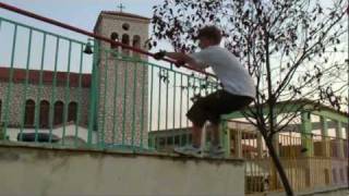 preview picture of video 'TWF:Traceurs Without Fear Parkour In Perdika Thesprotias Summer 2011 Training 3'