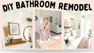 Bathroom Remodel DIY | Bathroom Renovation | Small Bathroom Design Ideas