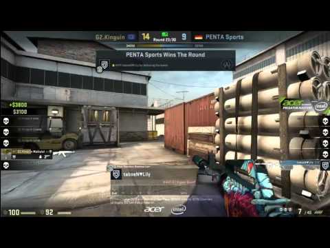 CS:GO - Professional Games - Penta vs G2.Kinguin - Acer Predator Masters - Tabsen 1v2 ninja