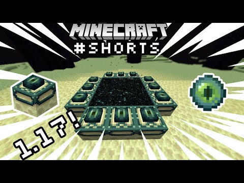 ToughLlama - How to Properly Make an End Portal in Minecraft 1.17 #shorts