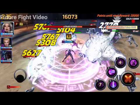 Marvel Future Fight - T2 Clea Extreme Mode Alliance Battle Universal Hero (119K)