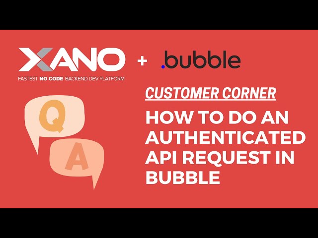 Setting up an authenticated API endpoint in Bubble
