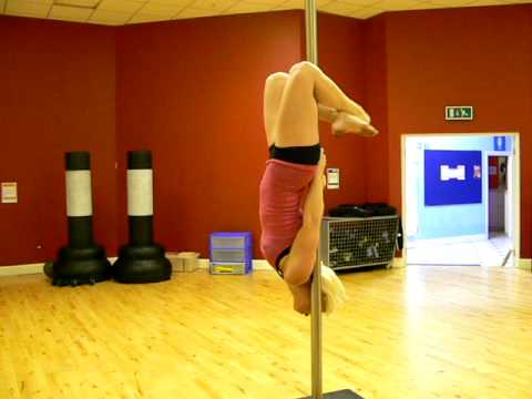 pole dancing with Emma Simmonds Pole Performers