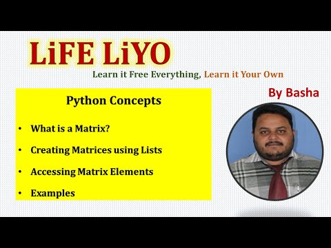 Matrices Using Lists Matrix In Python Matrices Python Matrices List Matrixaddition