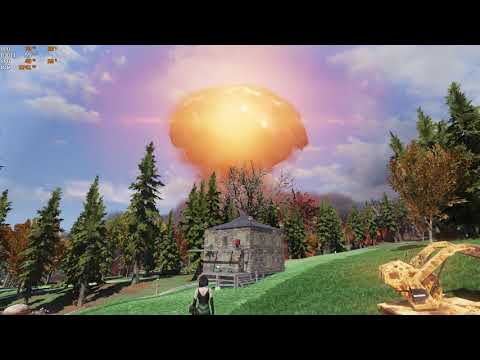 Fallout 76 Nuke goes off right outside my CAMP