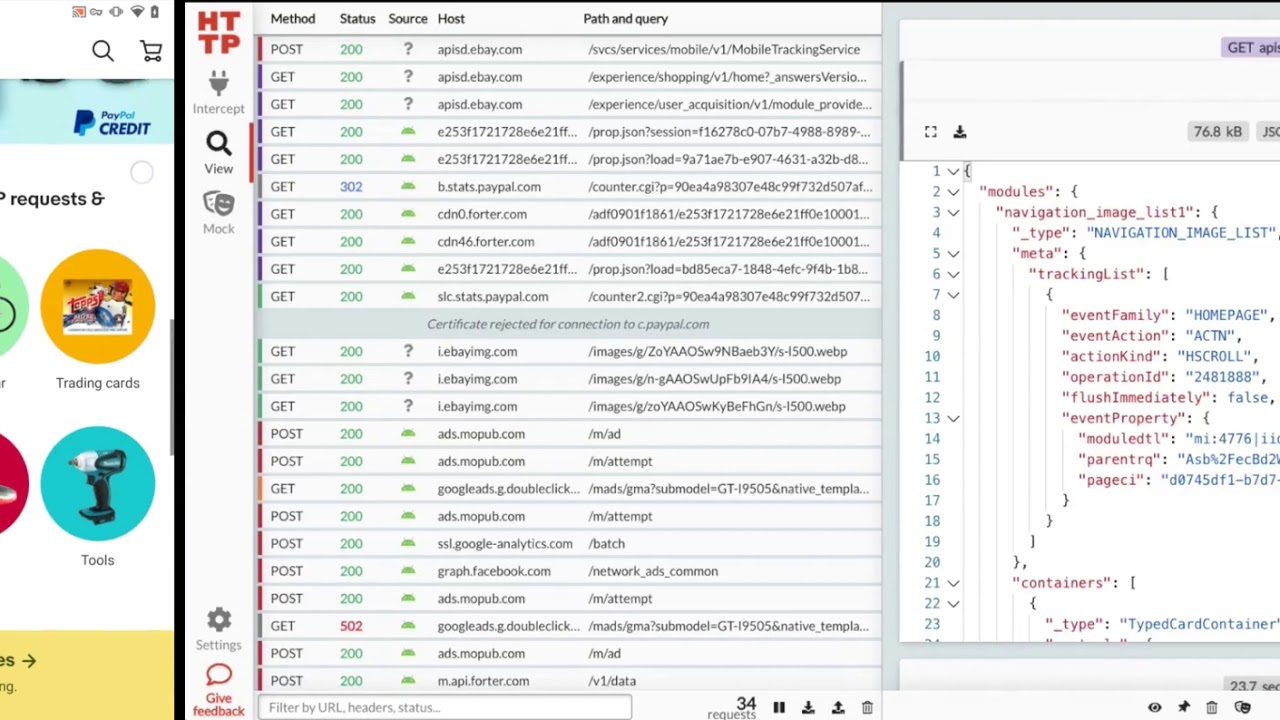 HTTP Toolkit demo video