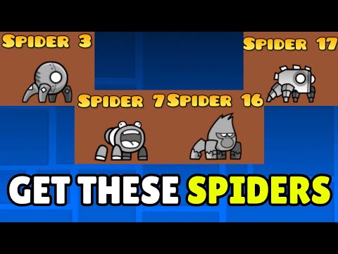 How To Get Spider 3, 7, 16 & 17 In Geometry Dash (2026) - Full Guide