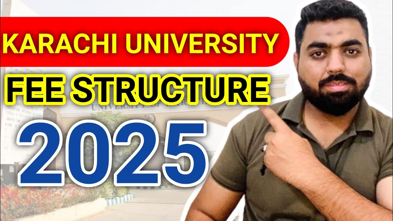 FEE STRUCTURE 2025-2026 KARACHI UNIVERSITY #karachiuniversity