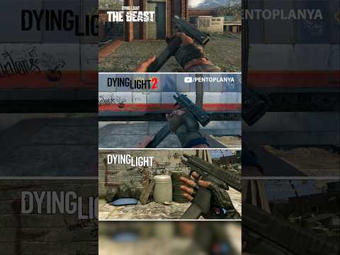 Dying Light Games Weapons (Pistol) Comparison | Dying Light: The Beast vs Dying Light 2 vs 1