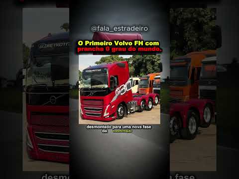 Projetos exclusivos: Volvo FH do Eric Trem Bala (o do mundo primeiro com prancha 0 grau)
