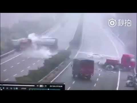 Truck driver was sleeping