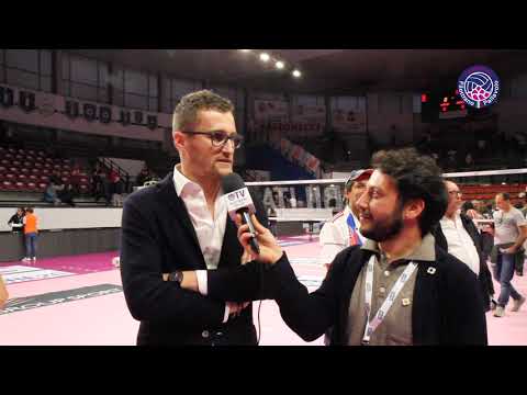 1a Giornata: Zanetti Bergamo - Lardini Filottrano 3-0. Coach Filippo Schiavo