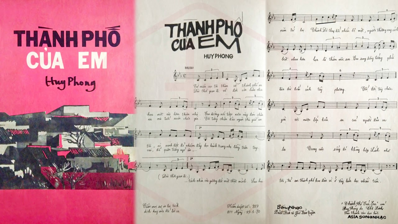 Tờ Nhạc Xưa Trước 1975