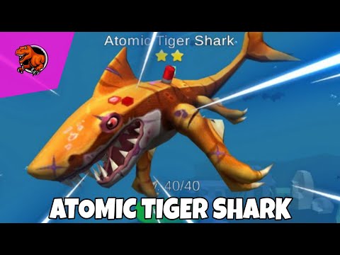 ATOMIC TIGER SHARK AND 5 OTHER SHARKS UNLOCKED AND FULLY UPGRADED - SEA WORLD SIMULATOR